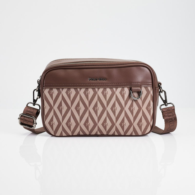 Load image into Gallery viewer, POLO HILL Ladies Phimond Monogram Crossbody Sling Bag PHC-HB2363
