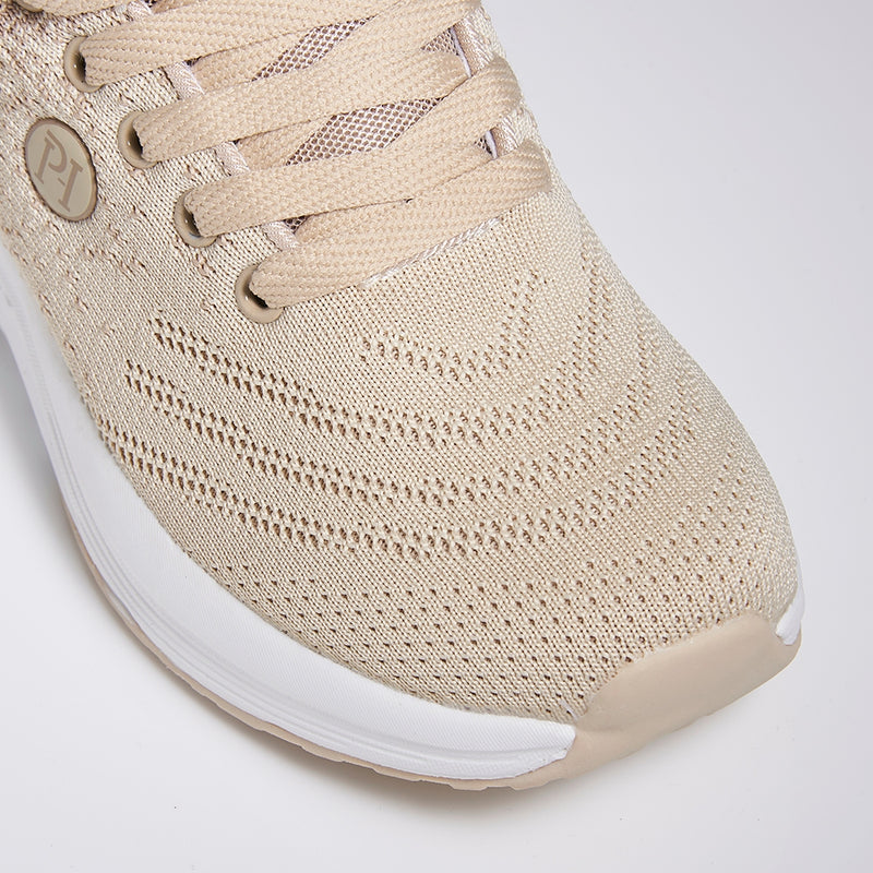 Load image into Gallery viewer, POLO HILL Ladies Lace Up Athleisure Knit Sneakers PLSA-LS5516
