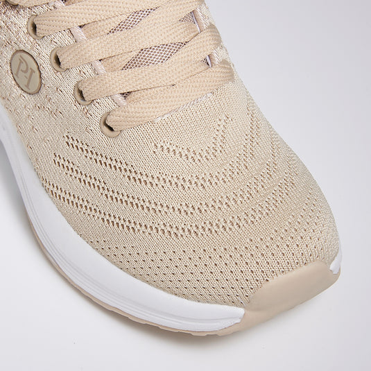POLO HILL Ladies Lace Up Athleisure Knit Sneakers PLSA-LS5516