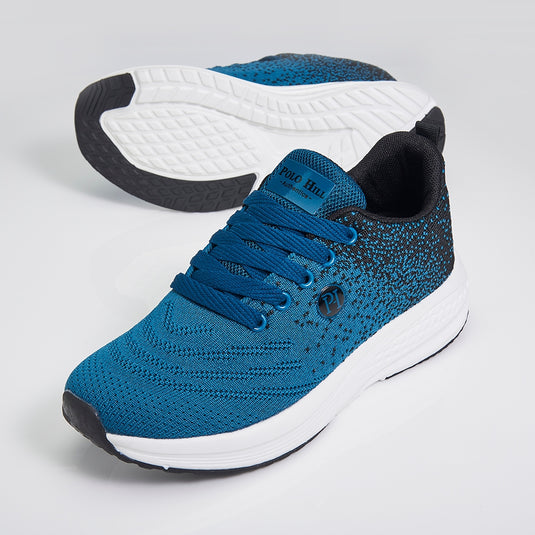POLO HILL Ladies Lace Up Athleisure Knit Sneakers PLSA-LS5516
