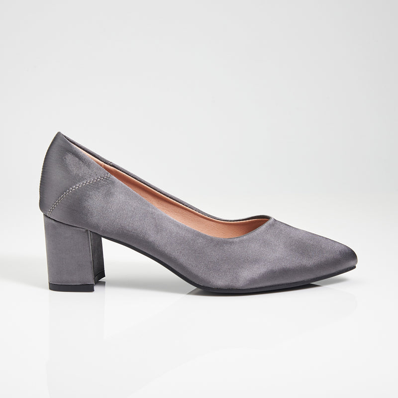 Load image into Gallery viewer, Mid Block Heels Pointed Court Shoes
