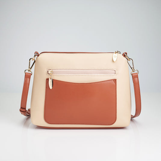 Tessellated Sling Bag with Structured Base
