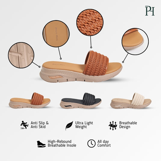 Ladies Casual Slide Sandals