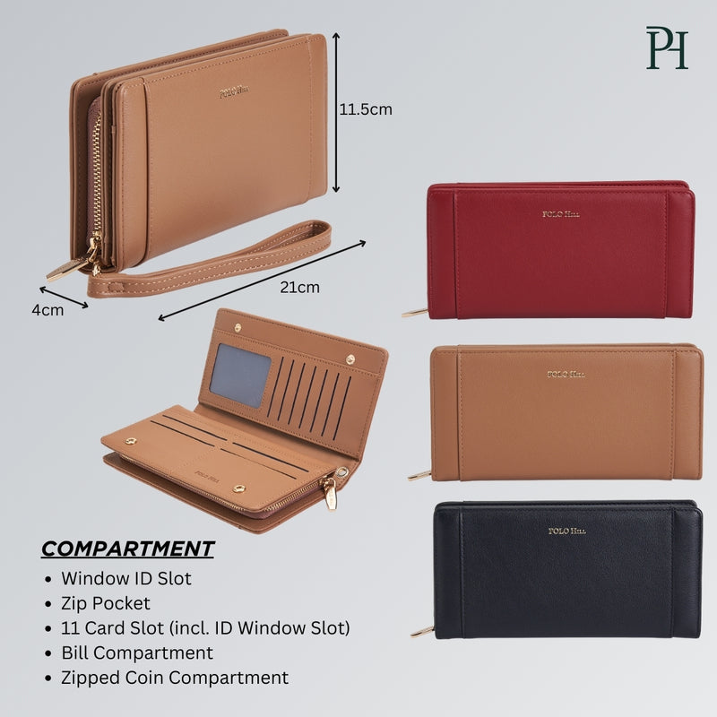 Load image into Gallery viewer, Ladies Bi-Fold Long Wallet
