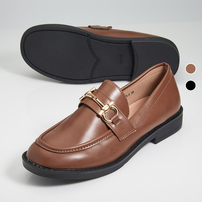 Ladies Low Heel Slip On Loafers