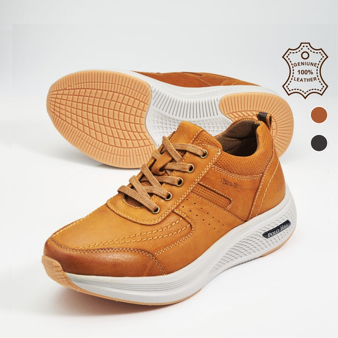 Men Genuine Leather Lace Up