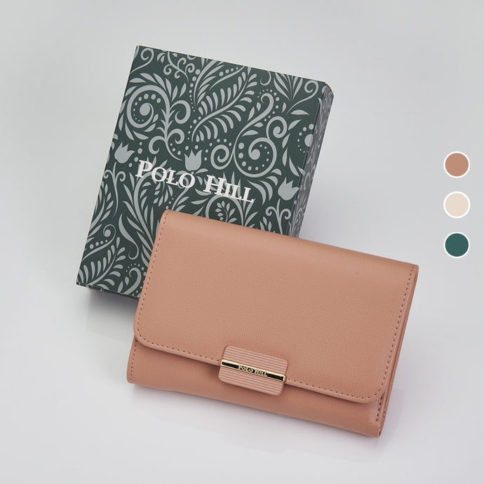 Ladies Tri-Fold Short Wallet