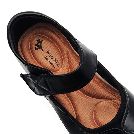 Velcro Ankle Strap Slip On Shoes