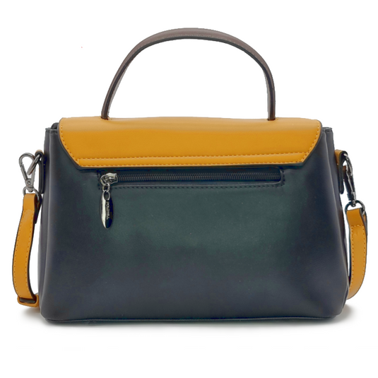 Mellow Crossbody Sling Bag - Yellow Accent