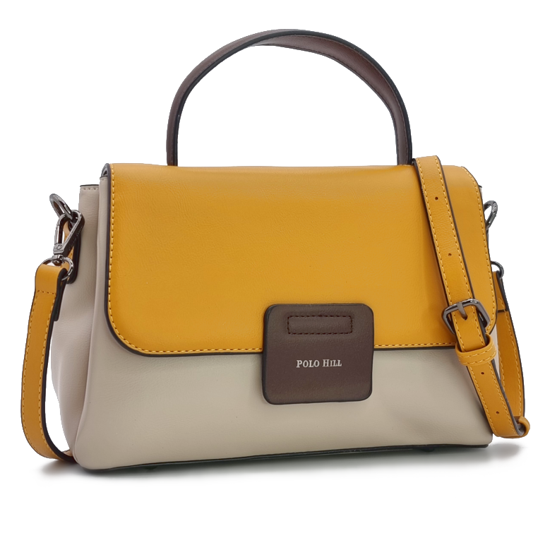Load image into Gallery viewer, Mellow Crossbody Sling Bag - Yellow Accent
