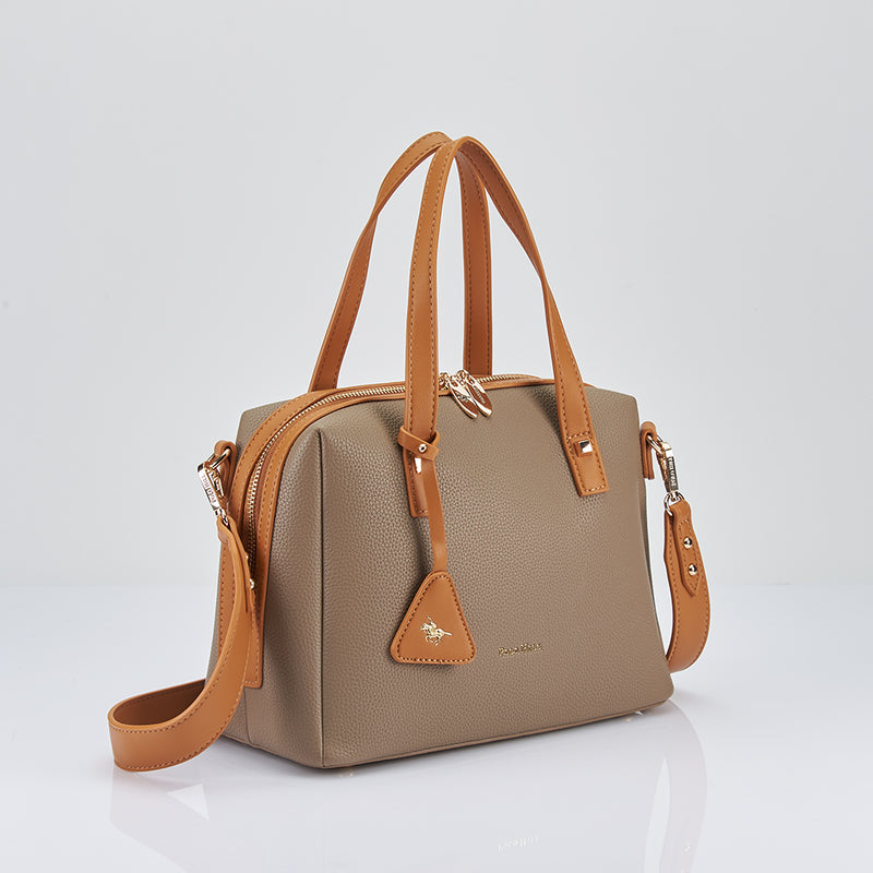 Load image into Gallery viewer, Adira Satchel Handbag with Wide Shoulder Strap
