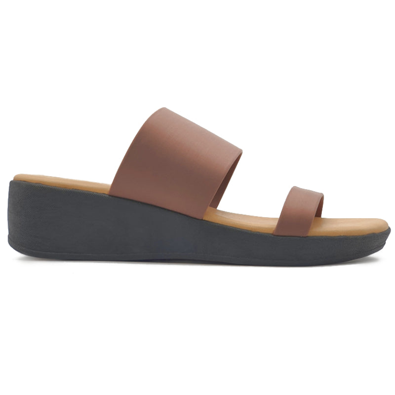 Load image into Gallery viewer, Toe Band Slide Wedge Sandals
