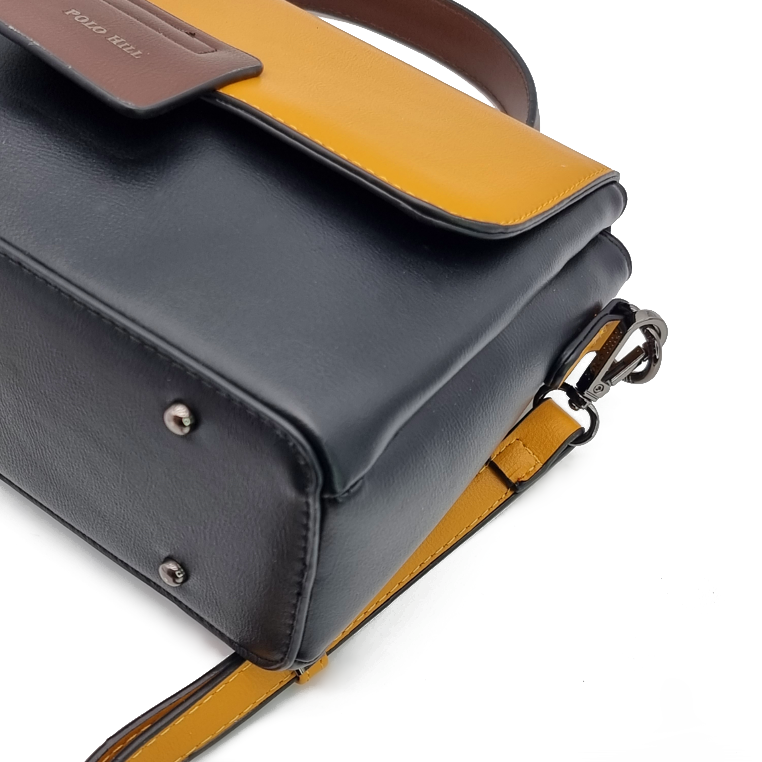 Load image into Gallery viewer, Mellow Crossbody Sling Bag - Yellow Accent
