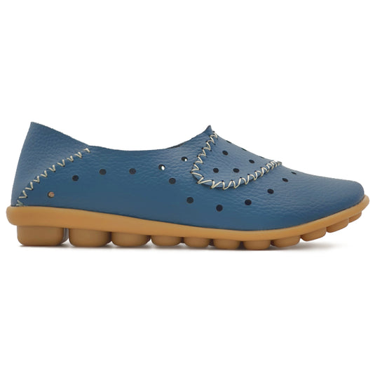 Punched Hole Slip On Shoes