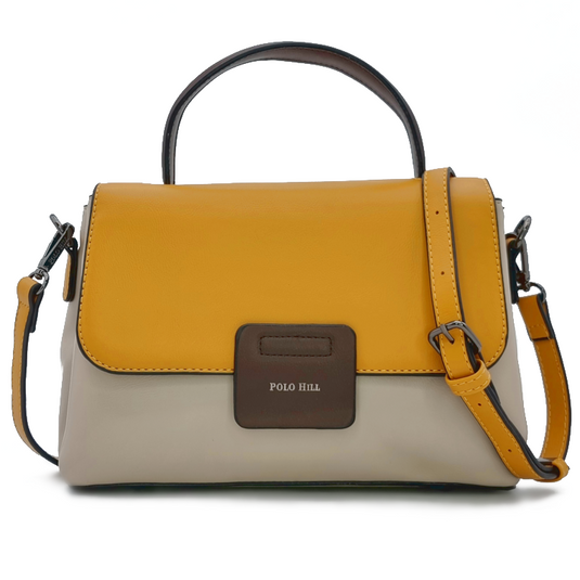 Mellow Crossbody Sling Bag - Yellow Accent