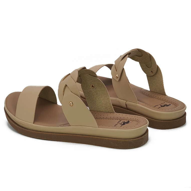 Load image into Gallery viewer, Two Strap Wide Base Slide Sandals
