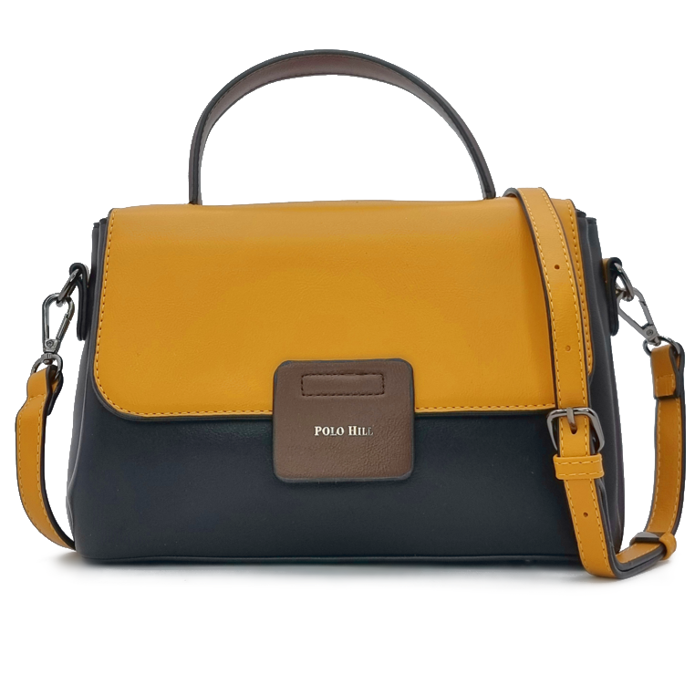 Load image into Gallery viewer, Mellow Crossbody Sling Bag - Yellow Accent
