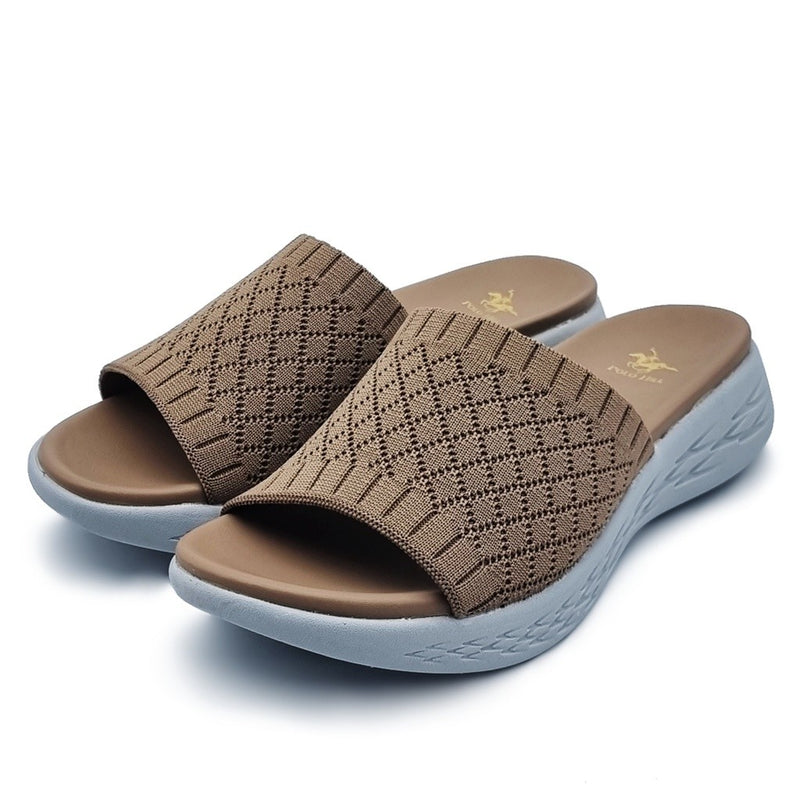 Load image into Gallery viewer, Woven Fabric Band Slide Sandals
