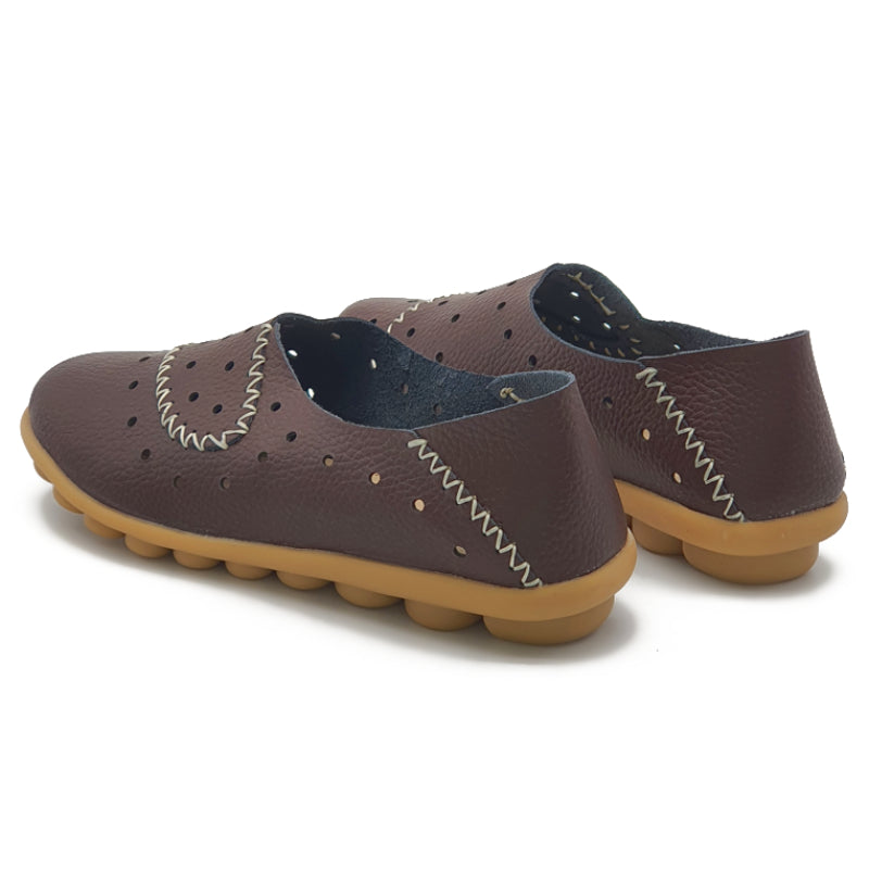 Load image into Gallery viewer, Punched Hole Slip On Shoes

