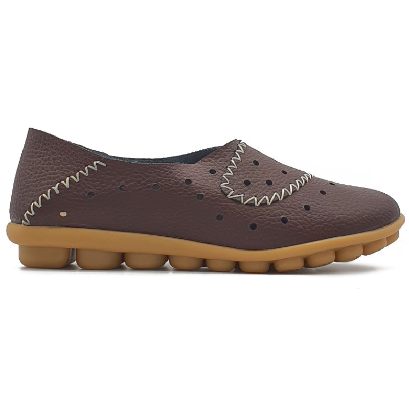 Load image into Gallery viewer, Punched Hole Slip On Shoes
