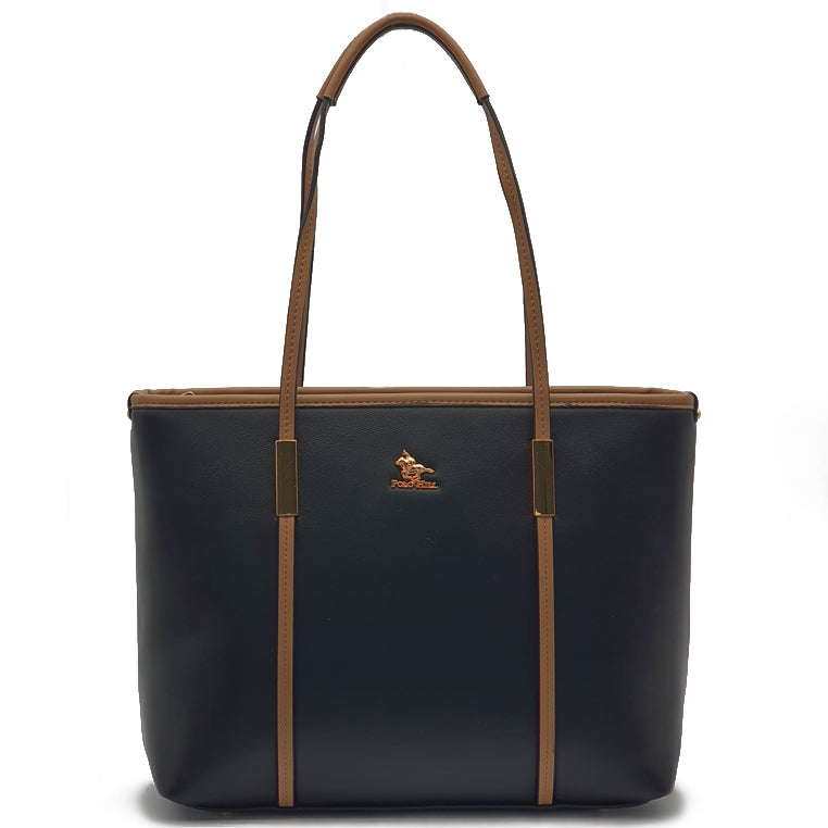 Load image into Gallery viewer, Danni  Faux Leather Shoulder Tote Bag 2-in-1 Set
