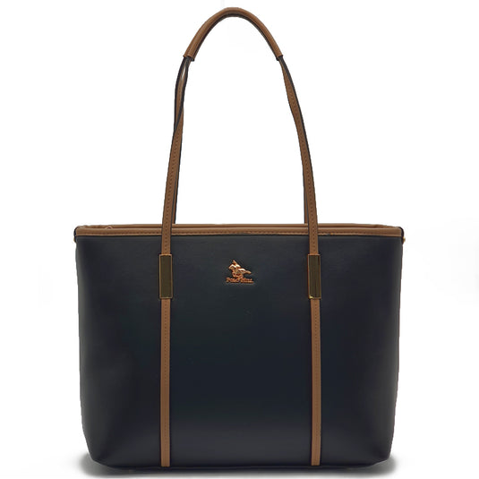 Danni  Faux Leather Shoulder Tote Bag 2-in-1 Set
