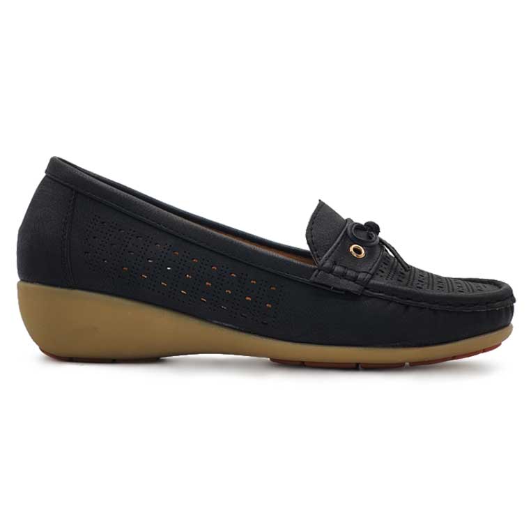Load image into Gallery viewer, Low Wedge Heel Slip On Loafers
