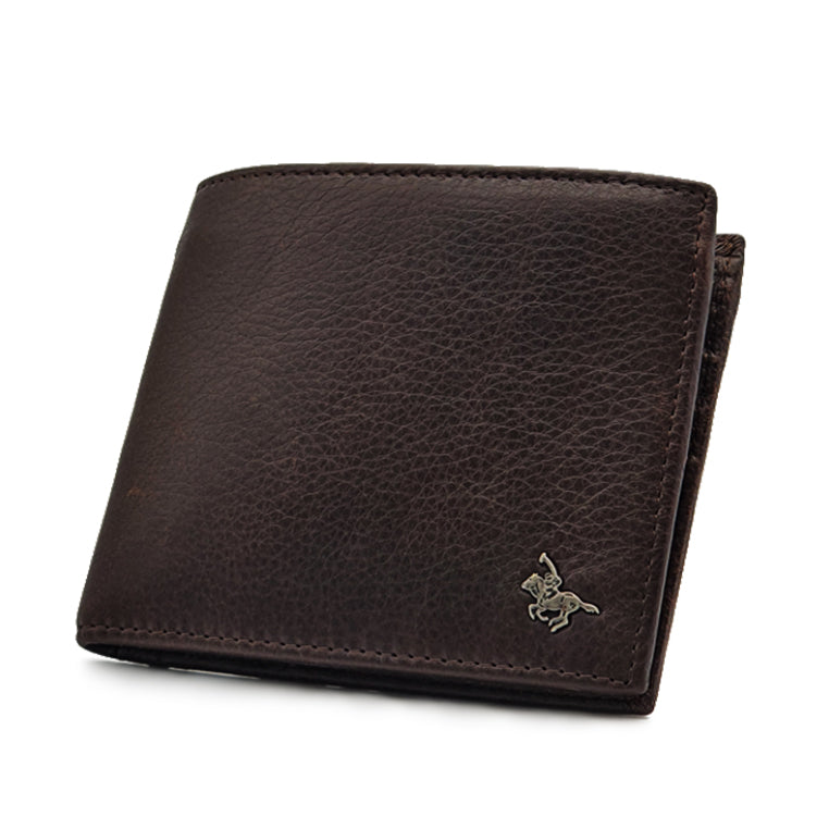 Load image into Gallery viewer, Genuine Leather RFID Blocking Bifold Wallet with Gift Box - ID Flap
