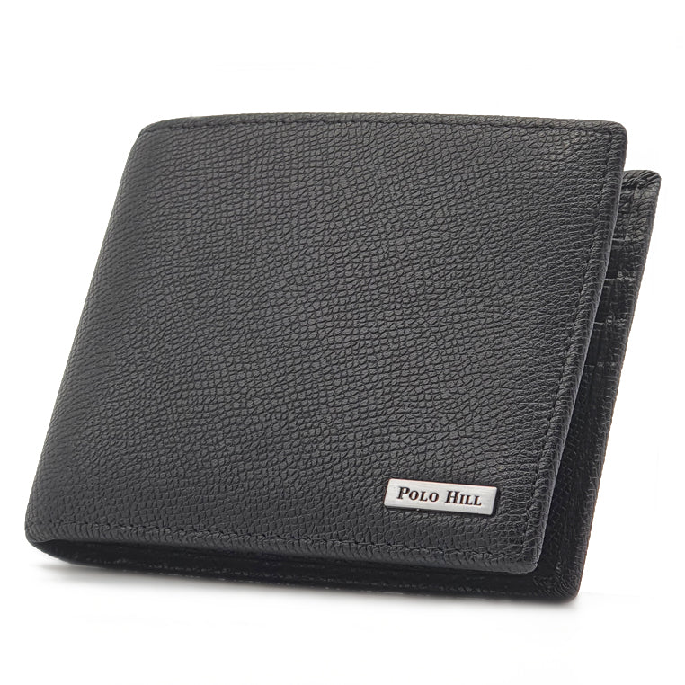 Load image into Gallery viewer, Genuine Leather RFID Blocking Business Bifold Wallet with Gift Box - ID Windows
