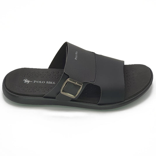 Single Buckle Slide Sandals