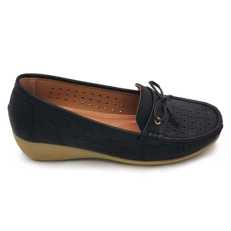 Load image into Gallery viewer, Low Wedge Heel Slip On Loafers
