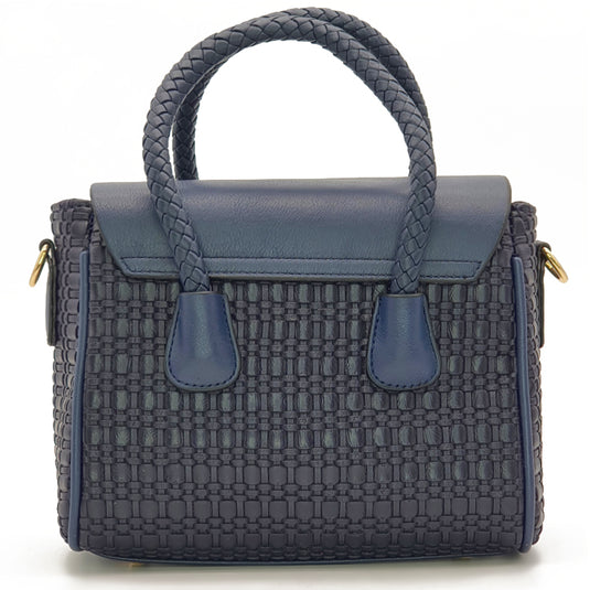 Suzette Straw-Like Satchel Bag