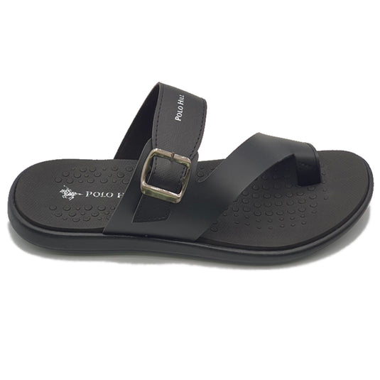 Single Buckle Toe Loop Sandals