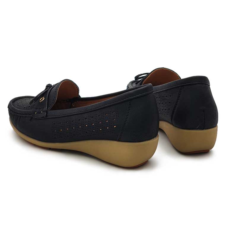 Load image into Gallery viewer, Low Wedge Heel Slip On Loafers
