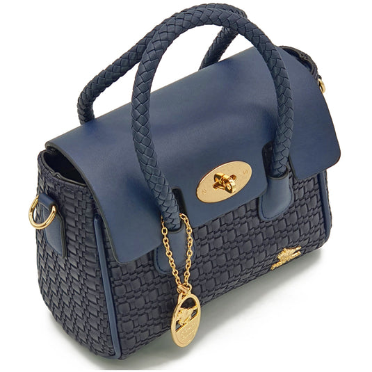 Suzette Straw-Like Satchel Bag