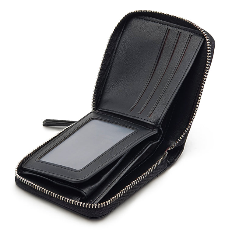 Load image into Gallery viewer, Unisex Short Ziparound Wallet
