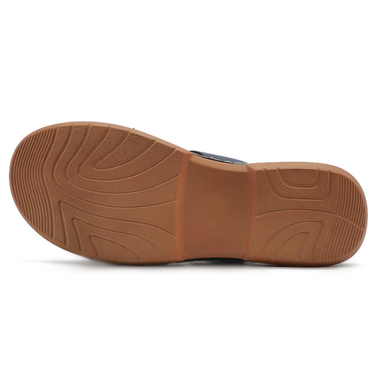 Open Toe Slide On Wedge Sandals