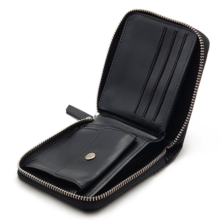 Load image into Gallery viewer, Unisex Short Ziparound Wallet
