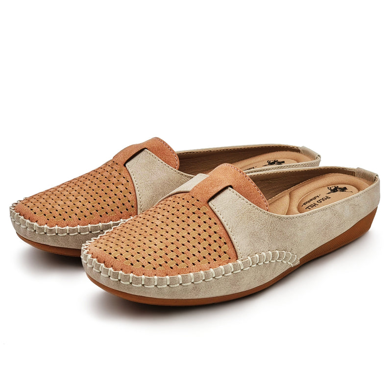 Load image into Gallery viewer, Decorated Vamp Half Slip On Shoes
