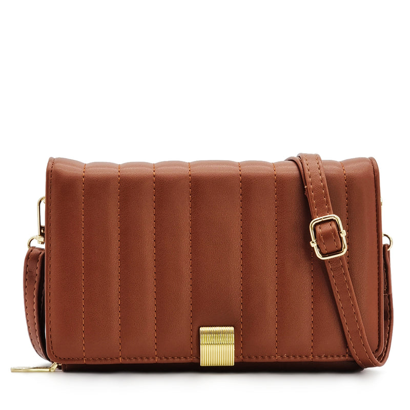 Load image into Gallery viewer, Full Flap Crossbody Sling Purse Bag

