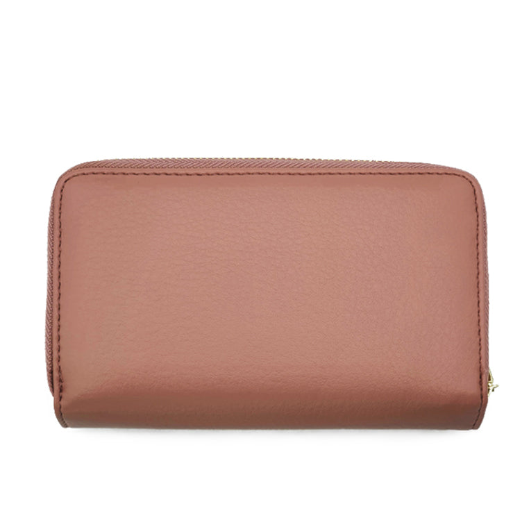 Load image into Gallery viewer, Snap Button Bi-Fold Wallet with Zipper
