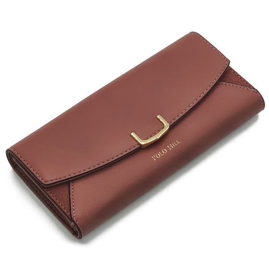 Long Flap Over Tri-Fold Wallet