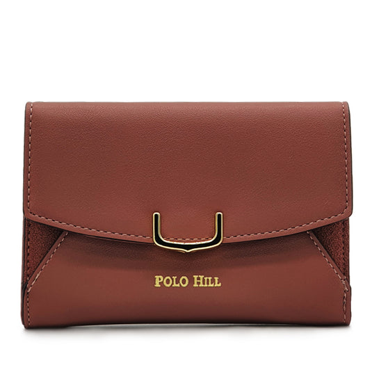 Short Flap Over Tri-Fold Wallet