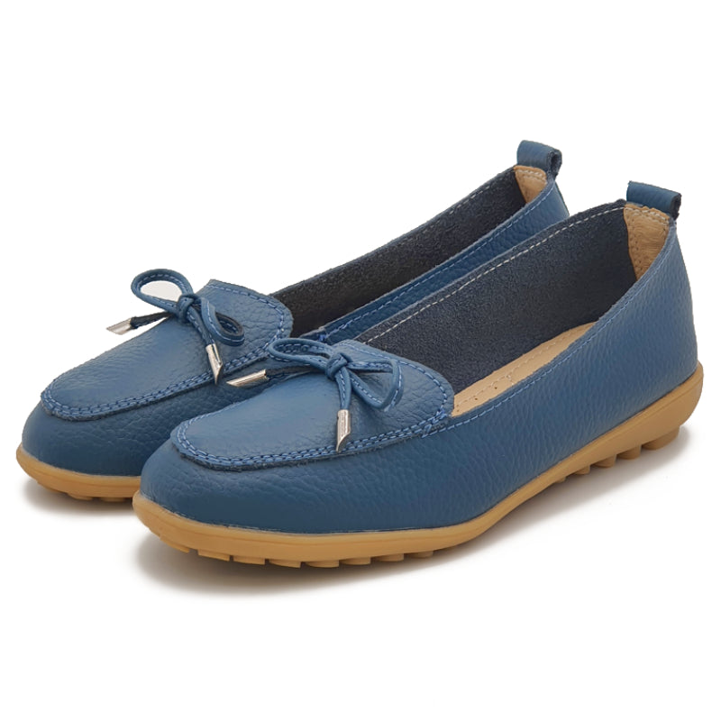 Load image into Gallery viewer, Bow Knot Slip On Loafers
