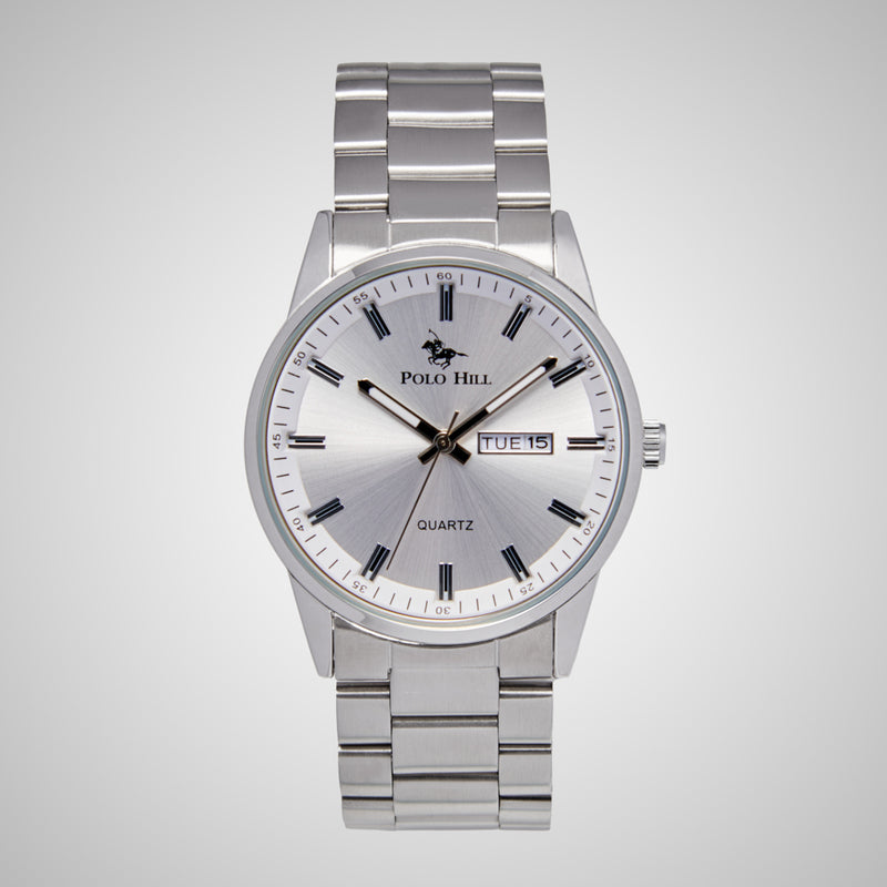 Load image into Gallery viewer, Silver Stainless Steel Band Analog Watch
