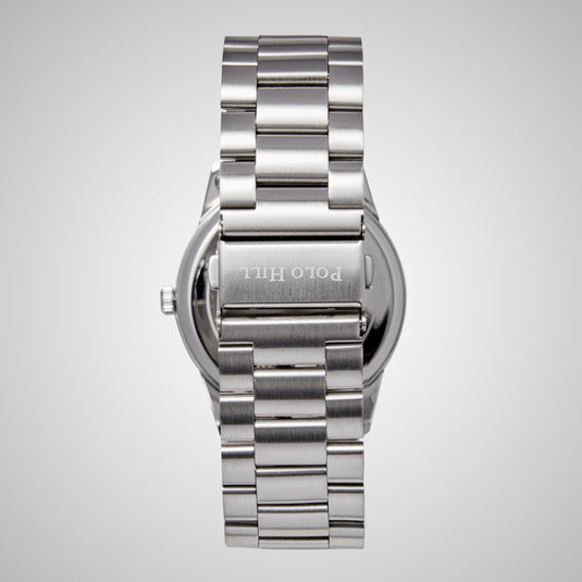 Silver Stainless Steel Band Analog Watch