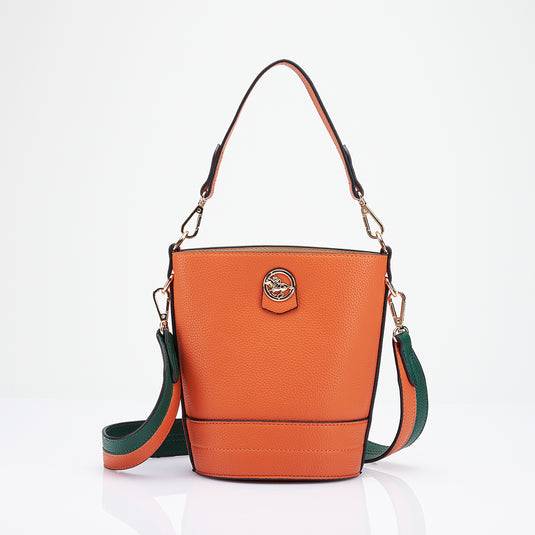 Juno Cylindrical Bucket Sling Bag