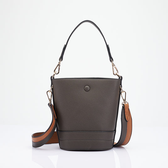 Juno Cylindrical Bucket Sling Bag