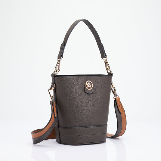 Juno Cylindrical Bucket Sling Bag