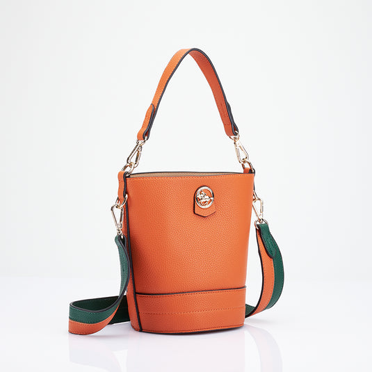 Juno Cylindrical Bucket Sling Bag